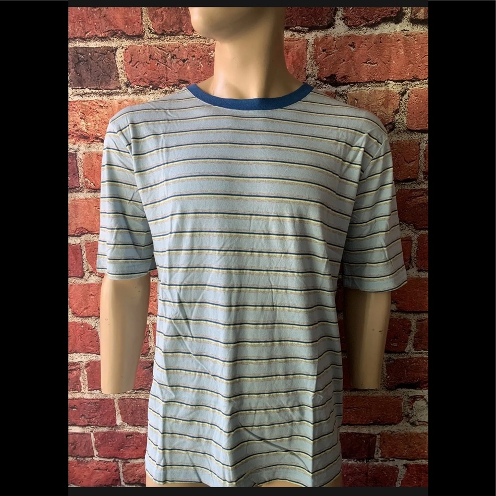 Quiksilver Men’s Original Fluid Stripes Tee Size Medium🔥